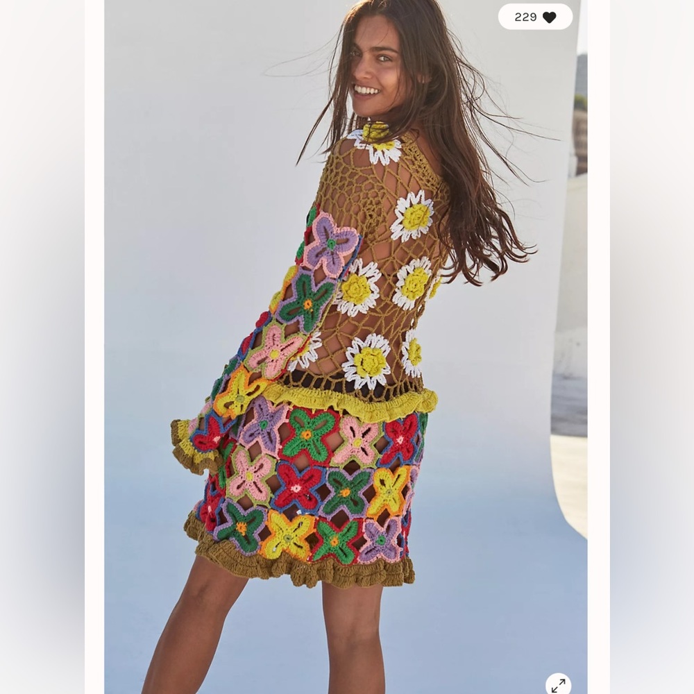 CeliaB Galena Floral Crochet Dress - Picture 4 of 9